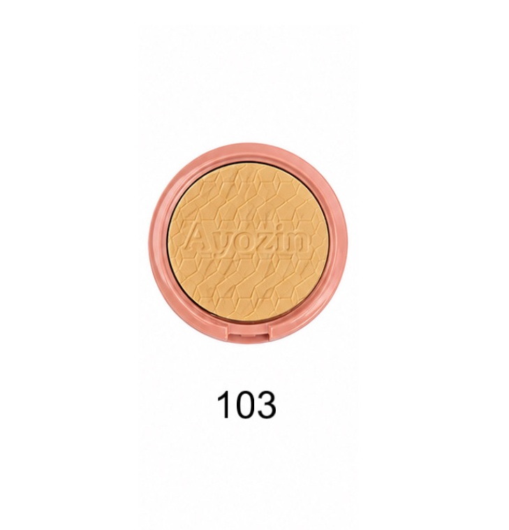 پنکک فشرده بی بی پلاس آیوزین (Ayozin BB Powder) کد 103